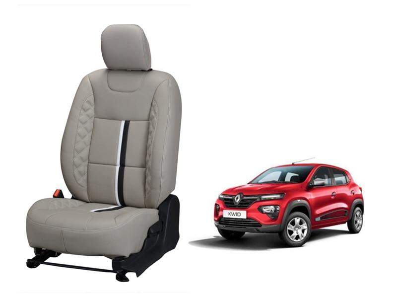 Renault Kwid Trace Series 3D Custom Nappa Leather Car Seat Covers