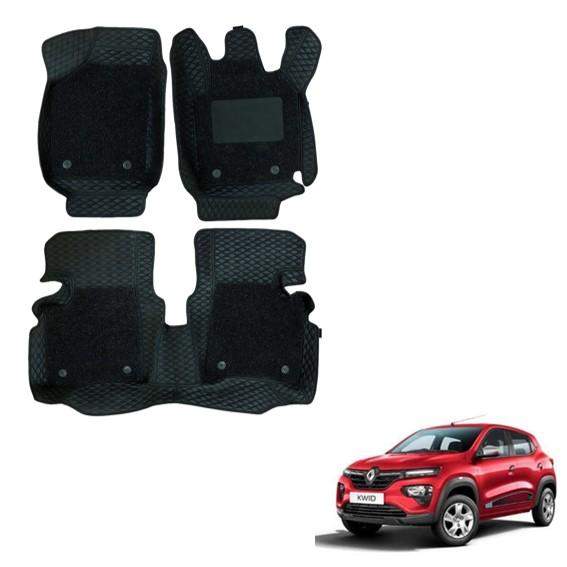 Renault KWID Spacious 7D Mat Carpet - Black Colour
