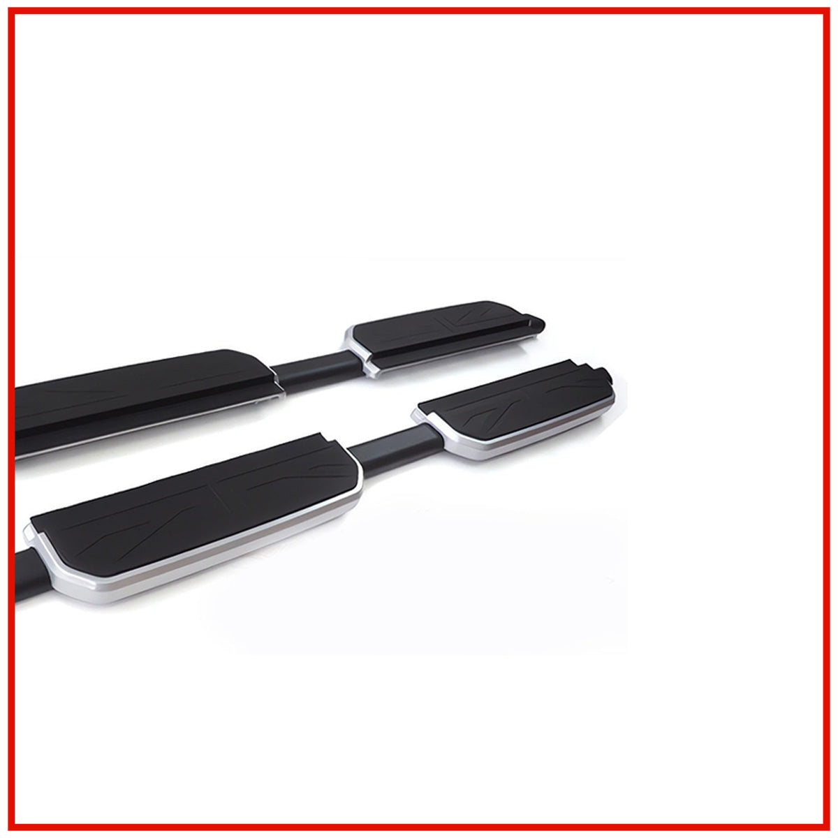 Land Rover Defender Side Stepper ( Side Foot Step ) || Black And Silver