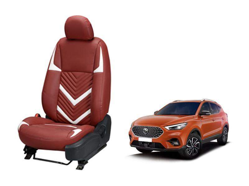 MG Astor Zig Zag SERIES 3D CUSTOM ART LEATHER CAR SEAT COVERS