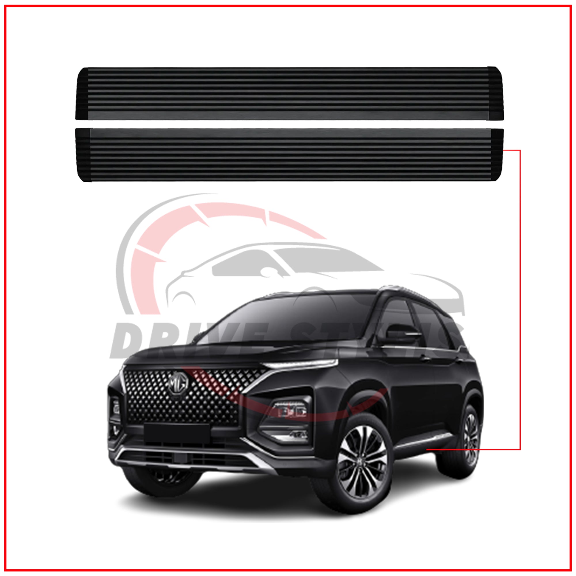 MG Hector Automatic Side Stepper (Door Side e-Step) with RGB Light