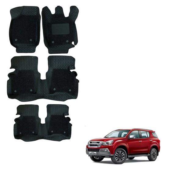 Luxury Foot Mats for Isuzu MU-X - Black Colour