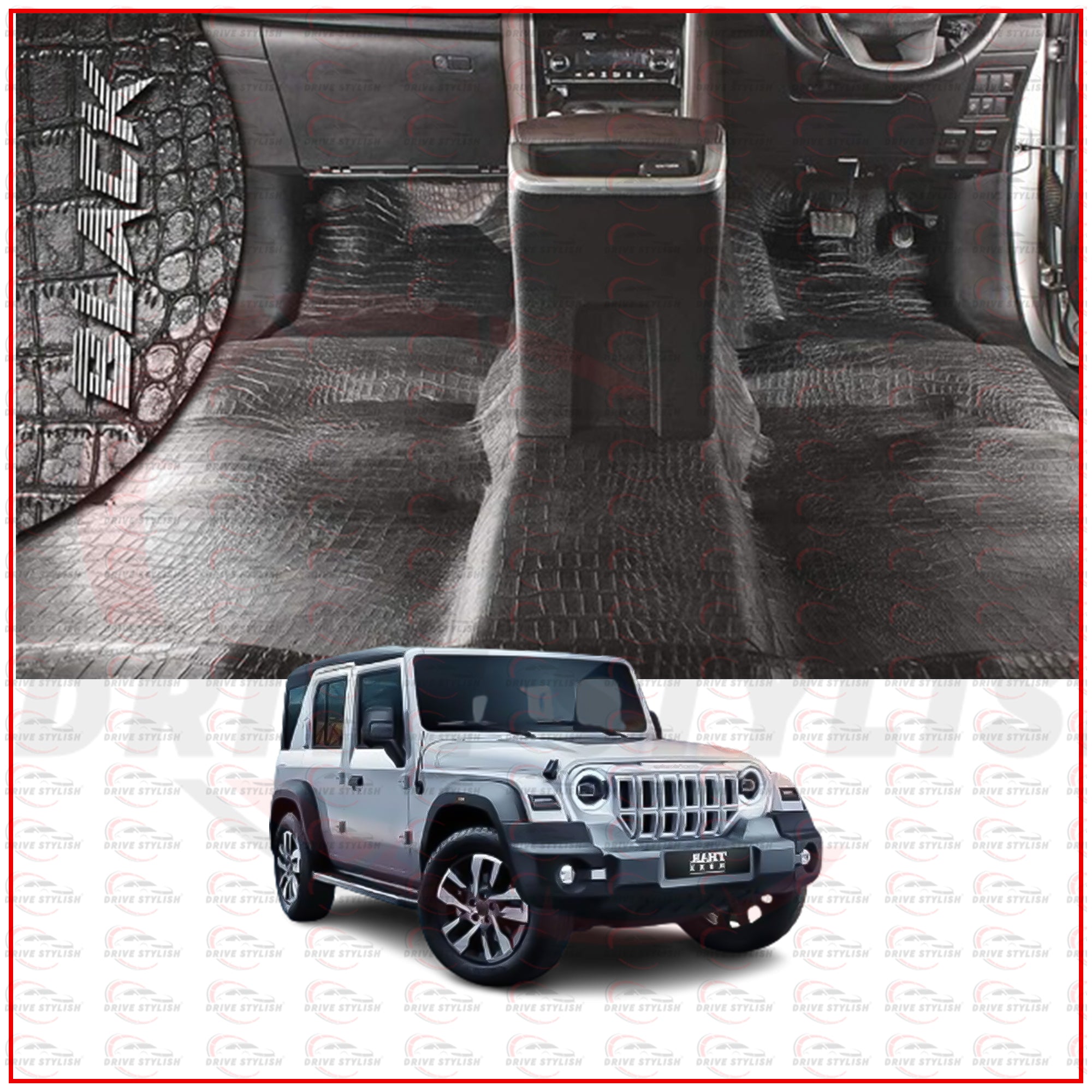 Mahindra Thar Roxx Car Flooring Lamination
