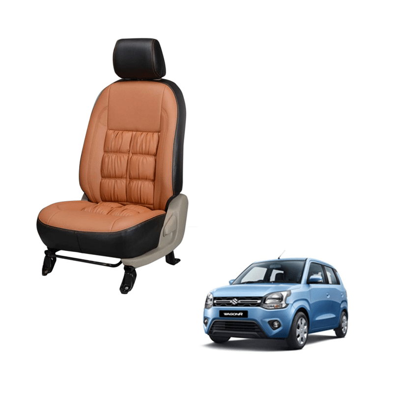 Maruti Suzuki Wagonr 2019 Comfort Series 3D Custom Stallion Leather Car Seat Covers
