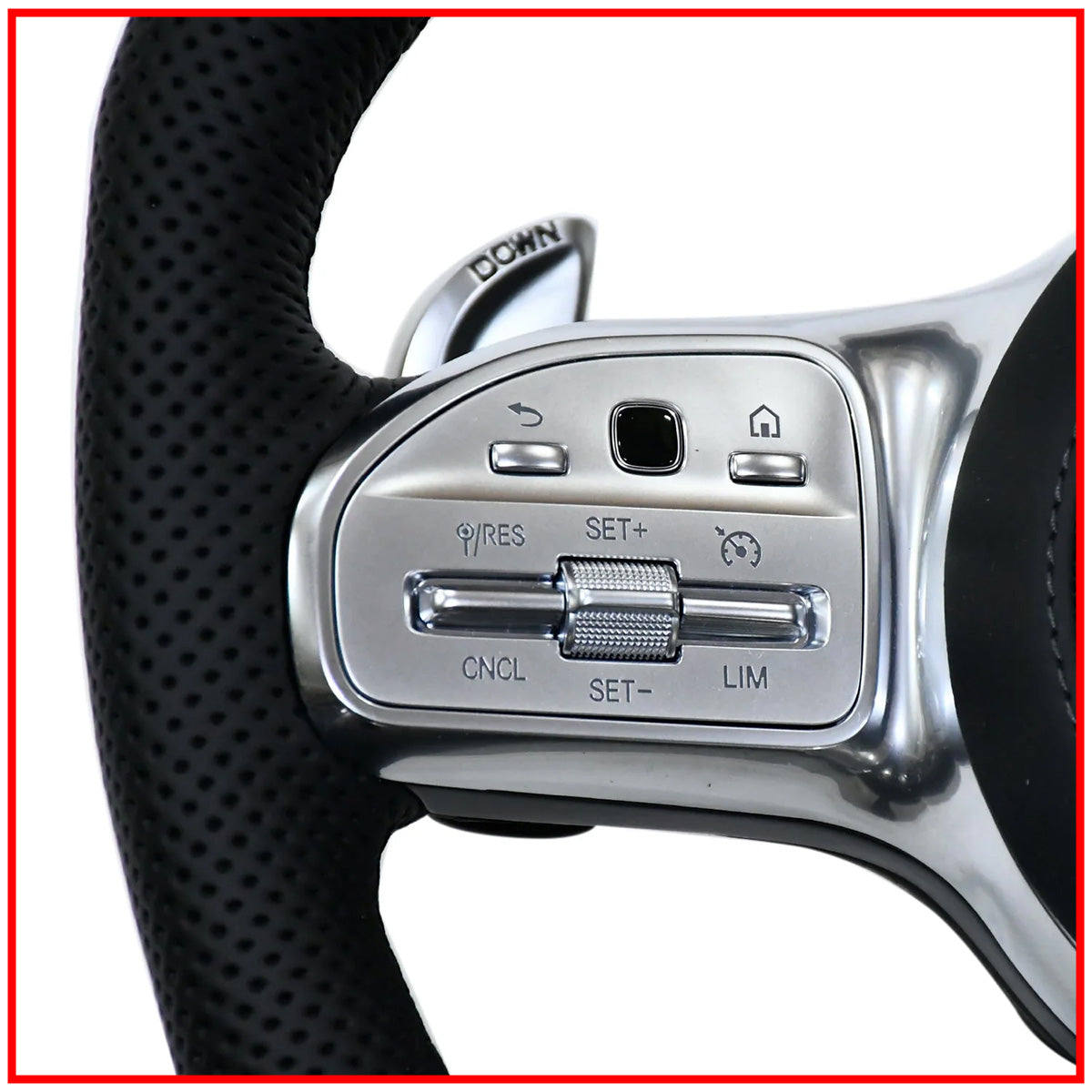 Mercedes Black AMG LED Steering Wheel