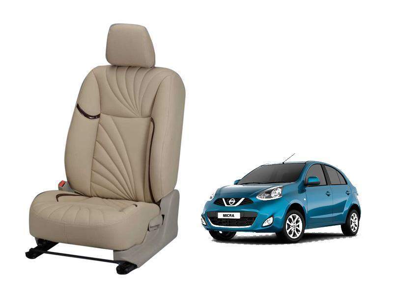 Nissan Micra Dove Series 3D Custom Nappa Leather Car Seat Cover