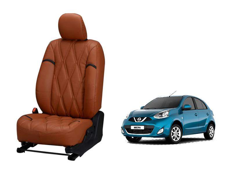Nissan Micra Kite Series 3D Custom Nappa Leather Car Seat Covers