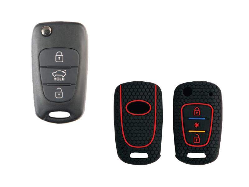 Silicone Car Key Cover for Hyundai KC-45