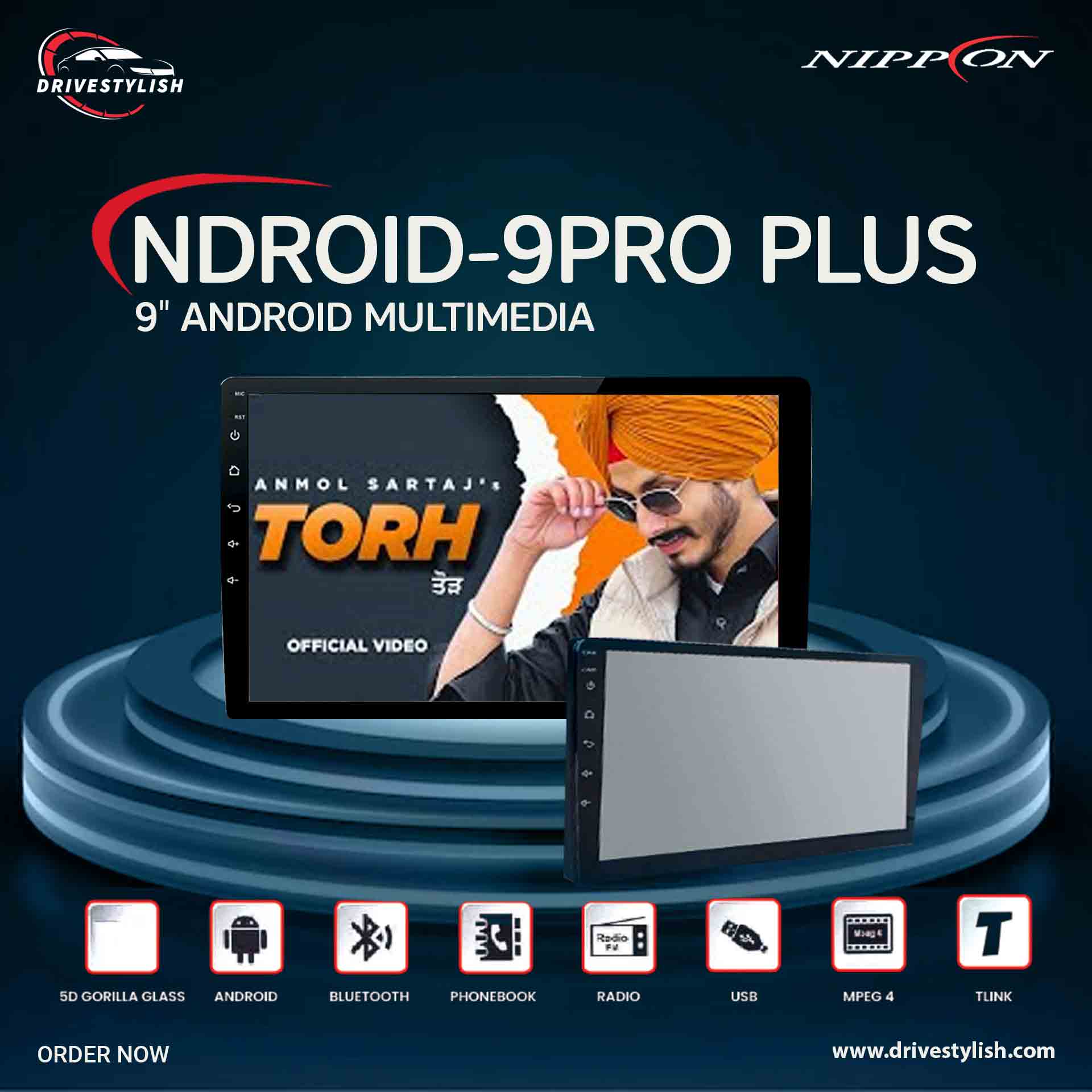NIPPON NDROID 9PRO Plus - Android Music System