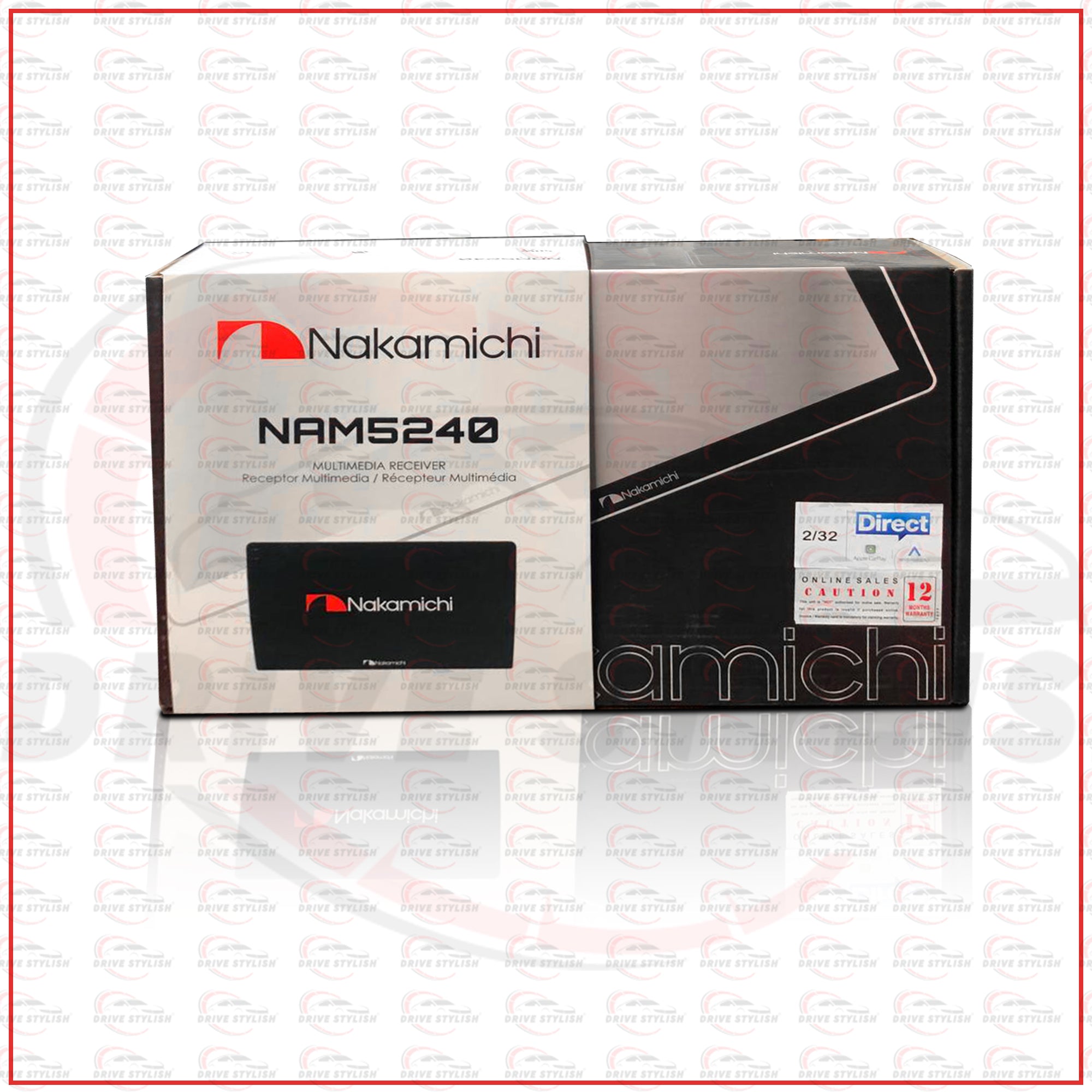 Nakamichi NAM5240 Multimedia Carplay System 2RAM/32ROM OR 4RAM/64ROM