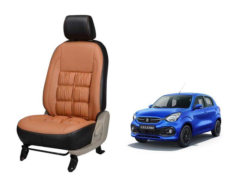 Maruti Suzuki New Celerio Comfort Series 3D Custom Stallion Leather Car Seat Covers