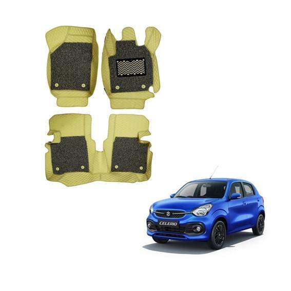 Maruti Suzuki New Celerio Luxurious 7D Mats - Beige Colour