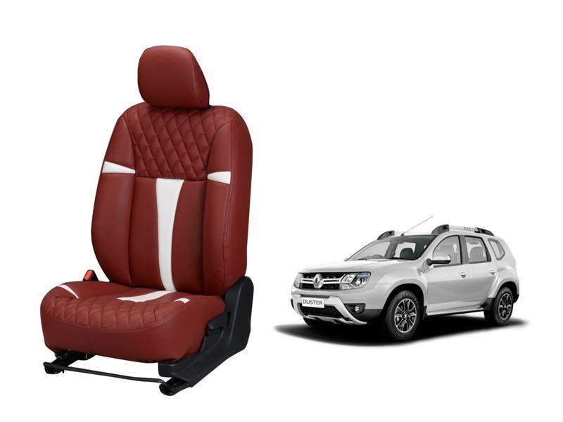 Renault New Duster RACING SERIES 3D CUSTOM ART LEATHER CAR SEAT COVERS