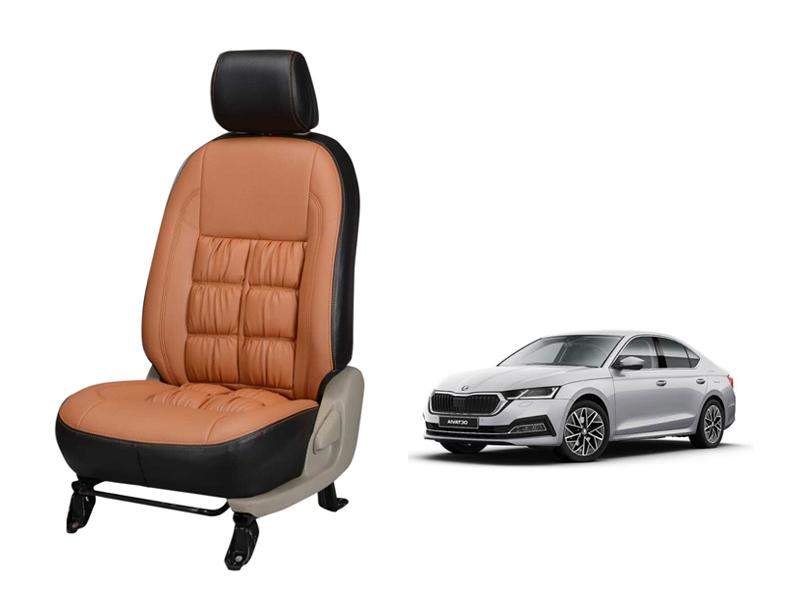 Skoda New Octavia Comfort Series 3D Custom Stallion Leather Car Seat Covers