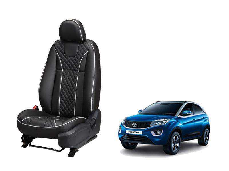 Tata Nexon MOON SERIES 3D CUSTOM ART LEATHER CAR SEAT COVERS