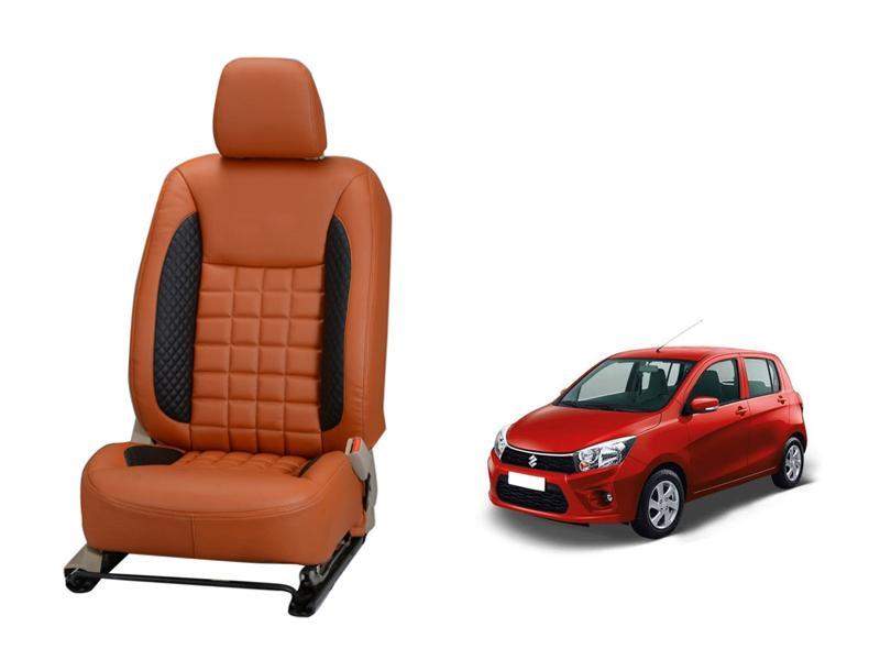 Maruti Suzuki Old Celerio Prism Series 3D Custom Nappa Leather Car Seat Covers