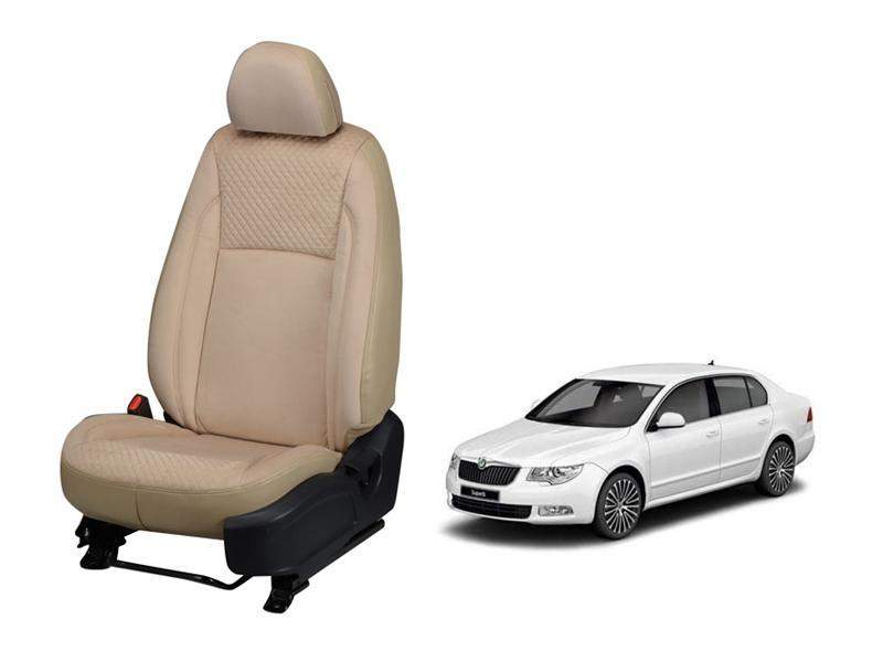 Skoda Old Superb Velvet SERIES 3D CUSTOM ART LEATHER CAR SEAT COVERS
