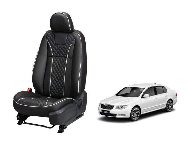 Skoda old Superb MOON SERIES 3D CUSTOM ART LEATHER CAR SEAT COVERS