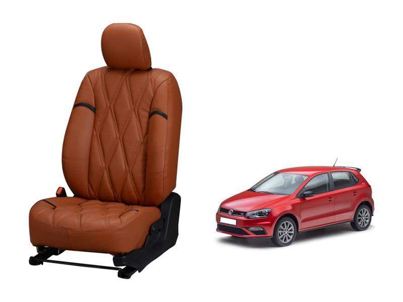 Volkwagen Polo Kite Series 3D Custom Nappa Leather Car Seat Covers
