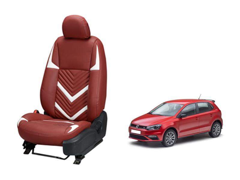 Volkwagen Polo Zig Zag SERIES 3D CUSTOM ART LEATHER CAR SEAT COVERS
