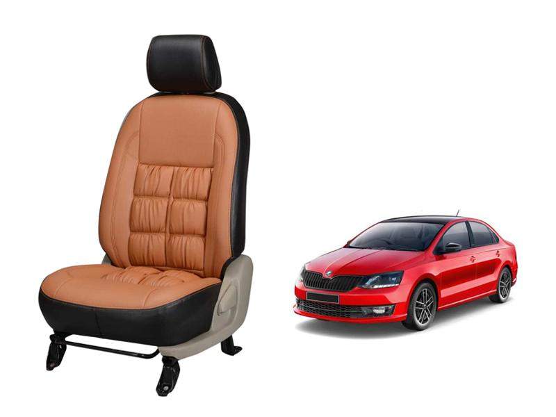 Skoda Rapid Comfort Series 3D Custom Stallion Leather Car Seat Covers