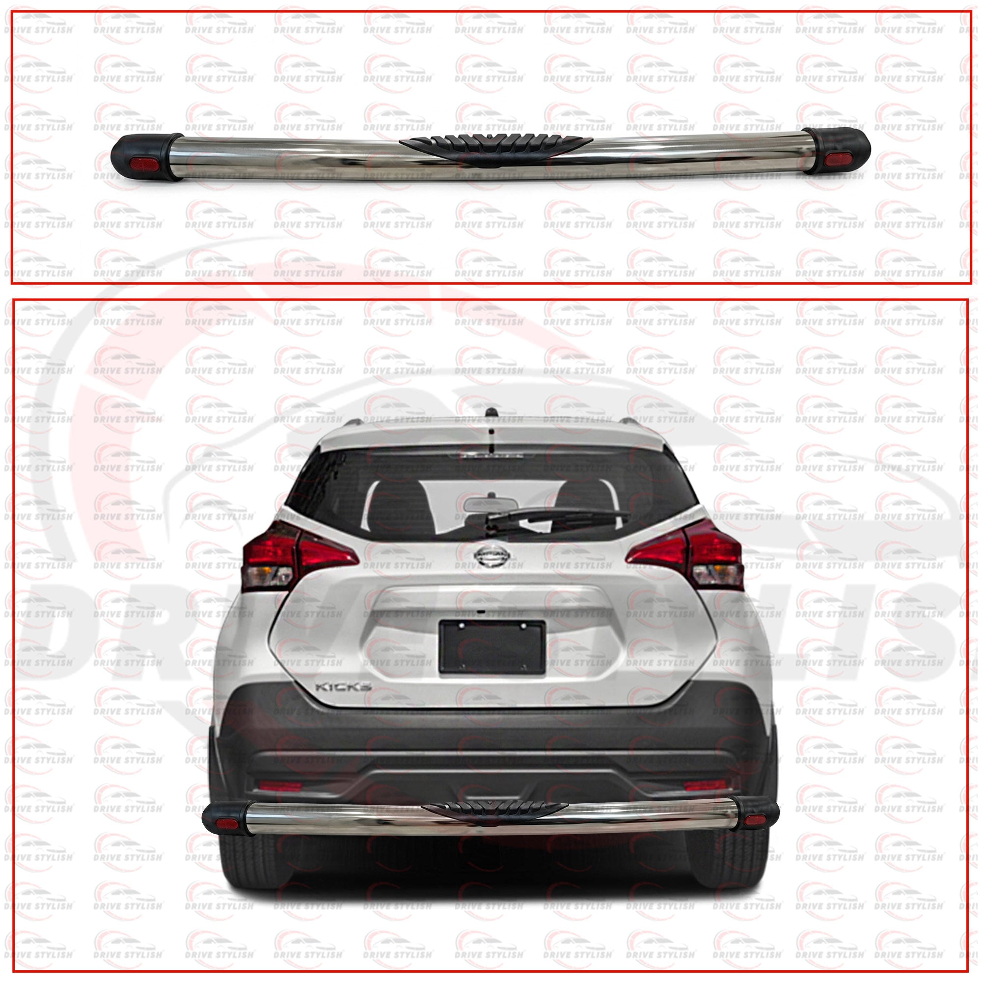 Rear Bumper Diffuser for Nissan Kicks - Jumbo Style