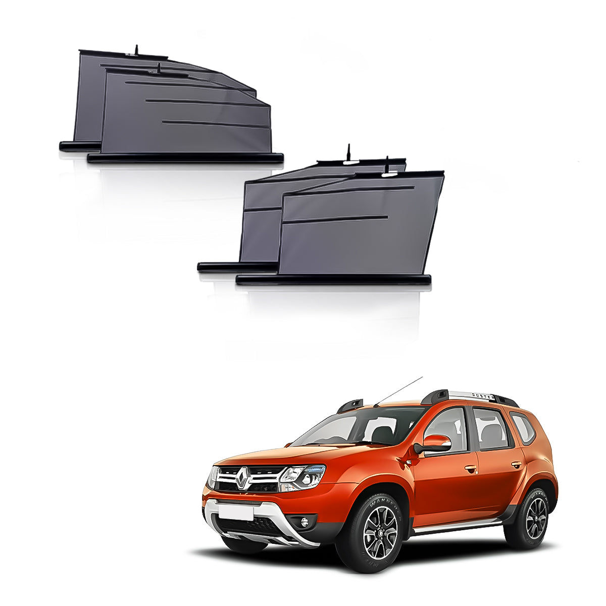 Renault New Duster Automatic window roller curtains | Car Roller Retractable Sun Shades