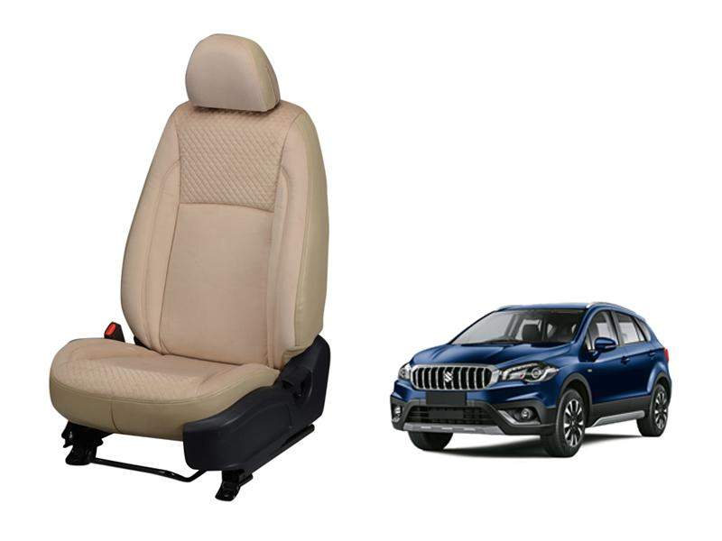 Maruti Suzuki S-Cross Velvet SERIES 3D CUSTOM ART LEATHER CAR SEAT COVERS