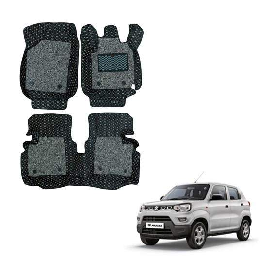Maruti Suzuki S-Presso Luxurious Foot Mats - Black/Grey Colour