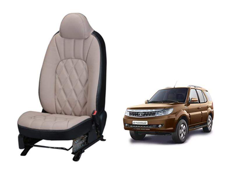 Tata Safari Storme Threading SERIES 3D CUSTOM ART LEATHER CAR SEAT COVERS