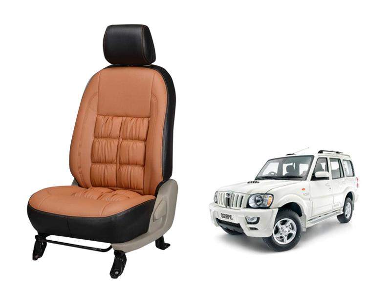 Mahindra Scorpio m-HAWK Stallion Leather Seat Cover - Comfort Series