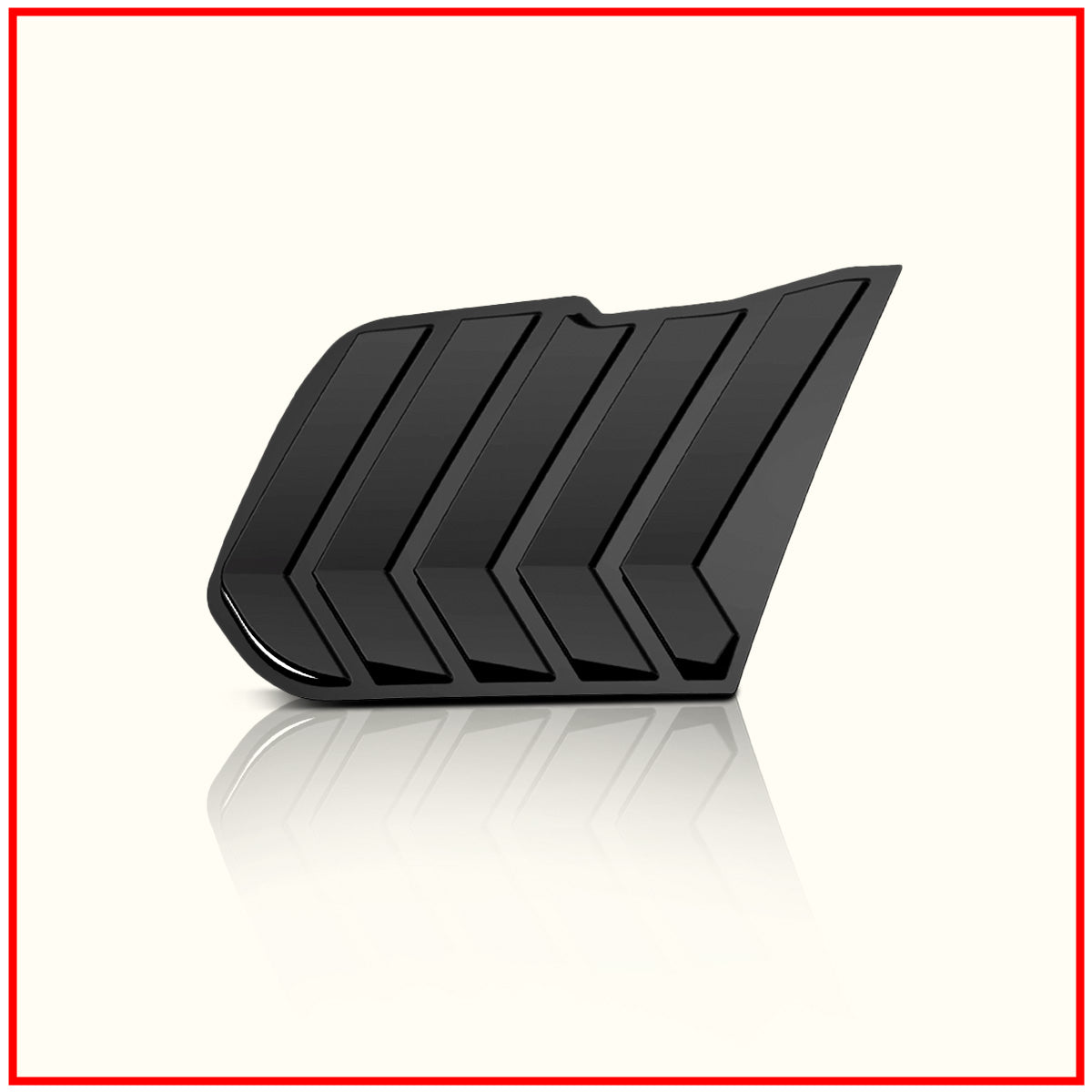 Scorpio-N Rear Window Side Louvers || Glossy Black Finish