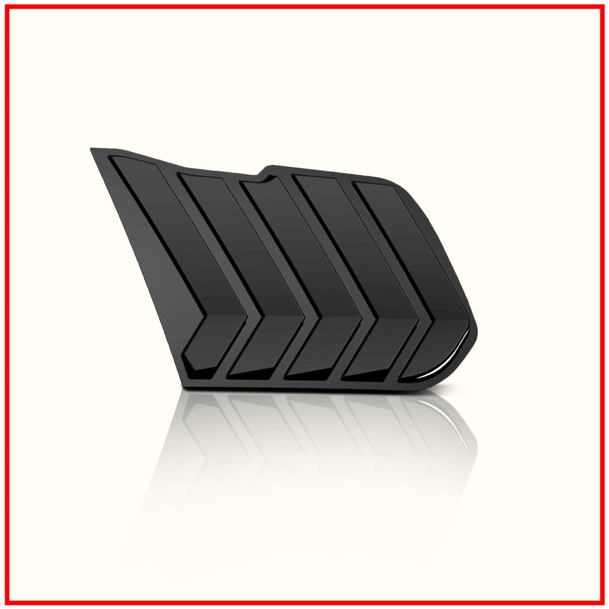 Scorpio-N Rear Window Side Louvers || Glossy Black Finish