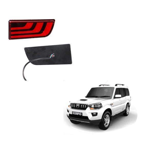 Rear Bumper Reflector LED Lights for Mahindra Scorpio 2014 (in 1st Design)