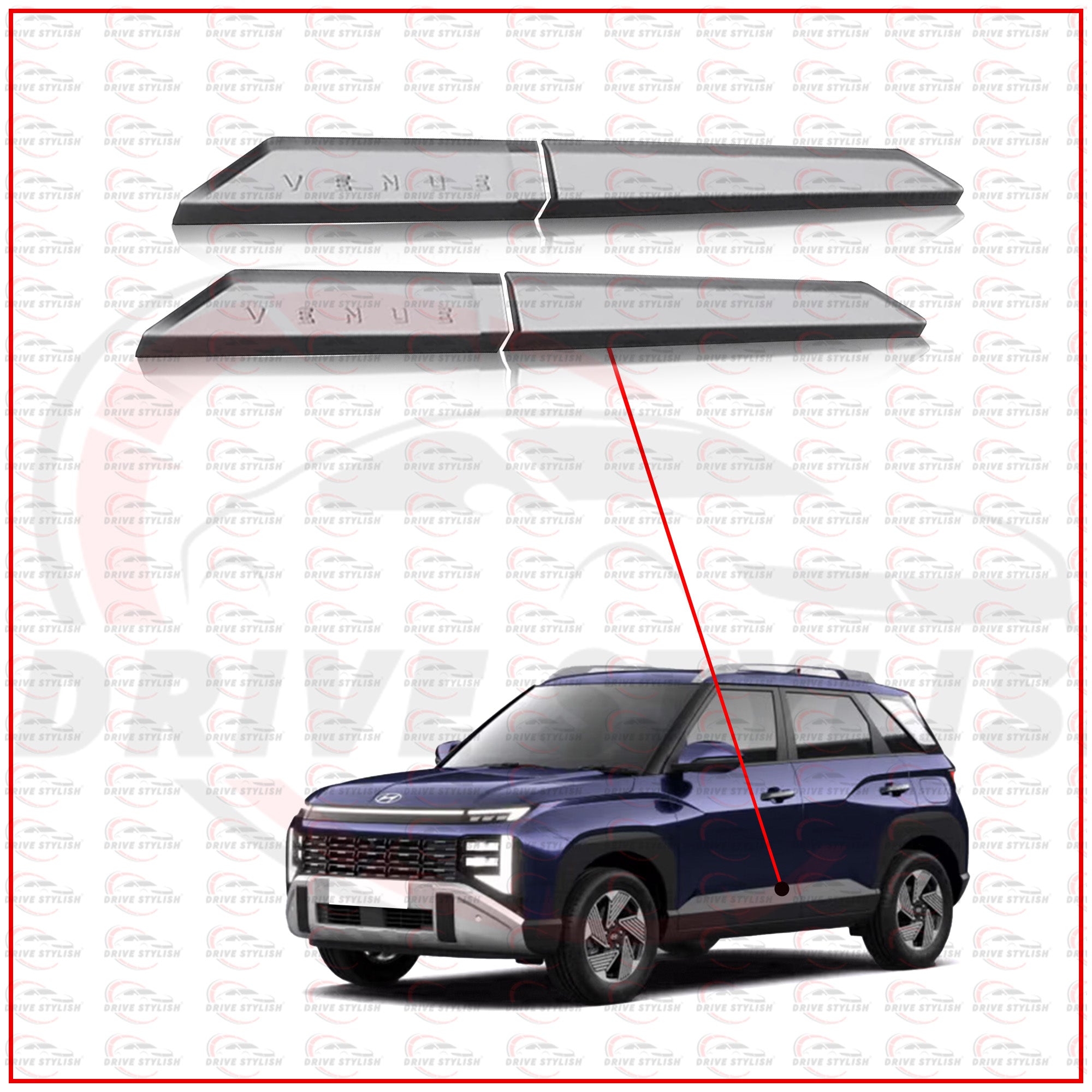 Side Beading for Hyundai Venue 2025 Onwards