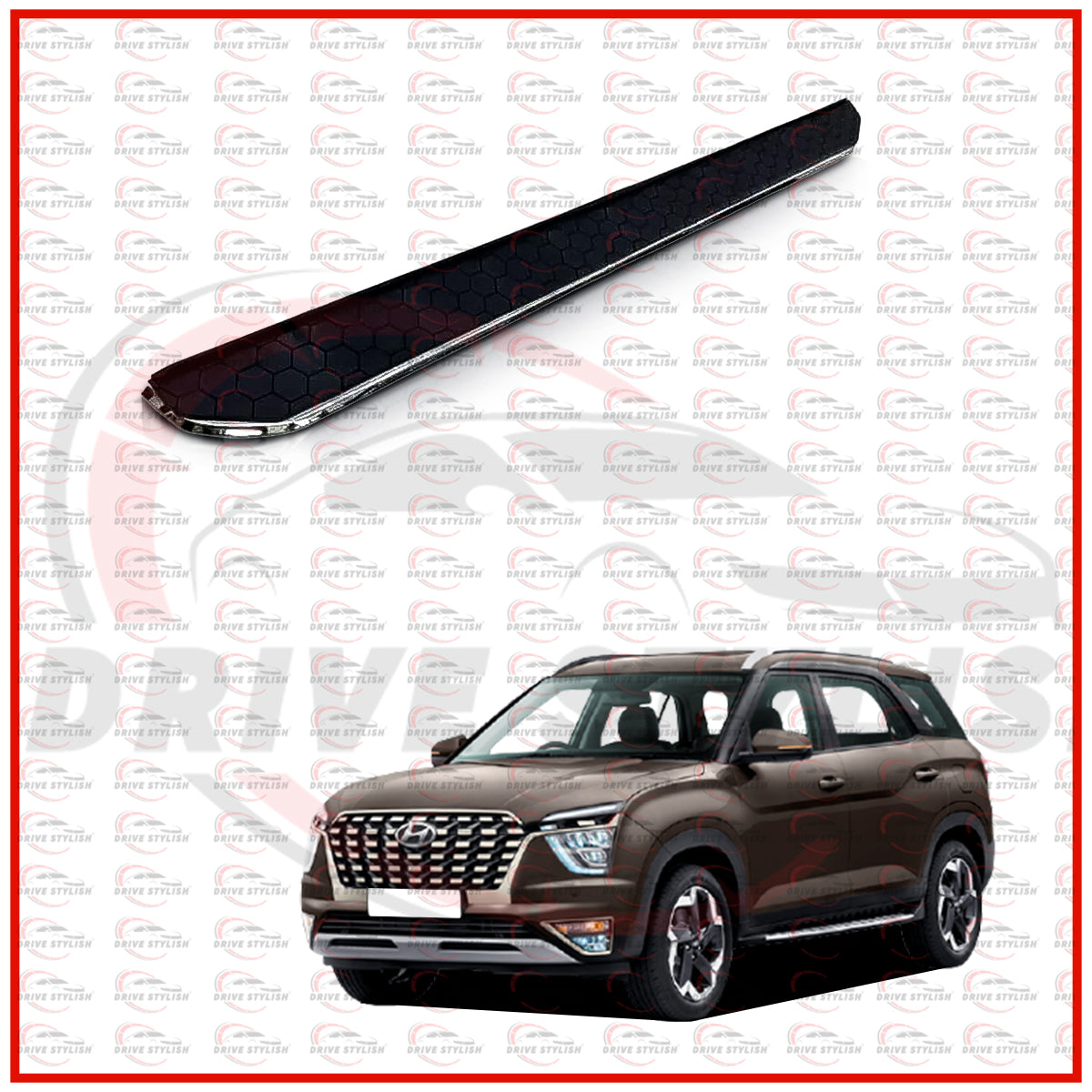 Side Steps for Hyundai Alcazar - Soccer Design