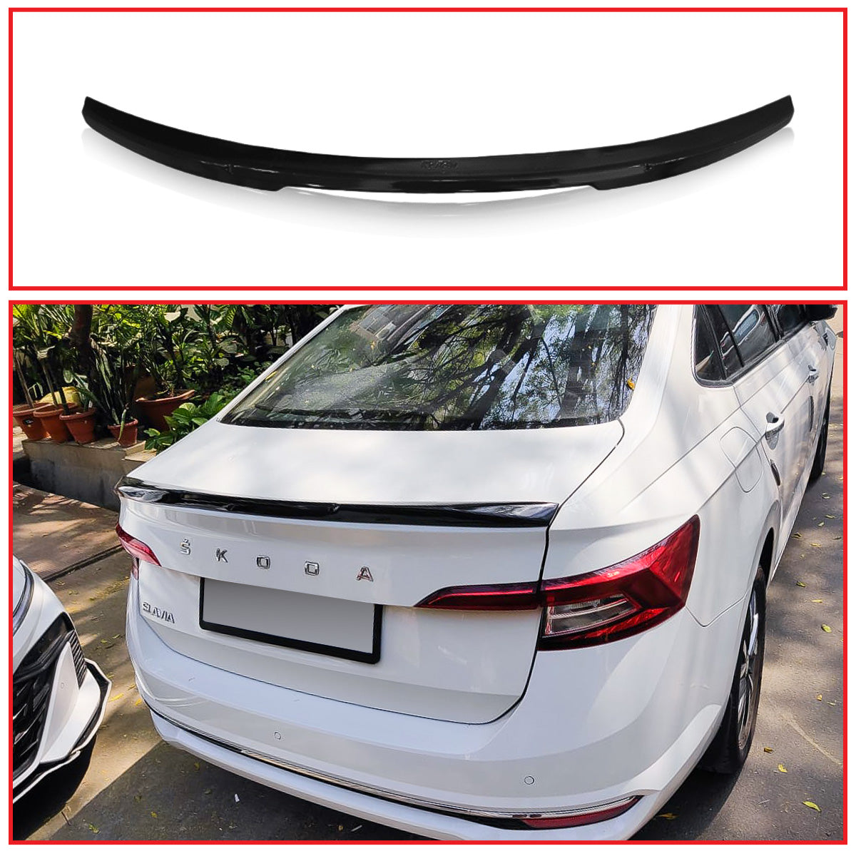 Slavia Roof Spoiler Glossy Black