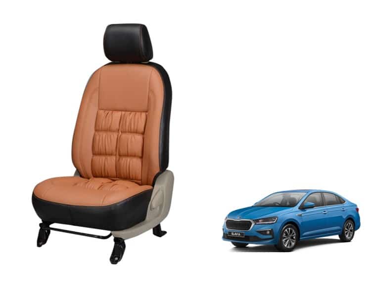 Skoda Slavia Comfort Series 3D Custom Stallion Leather Car Seat Covers