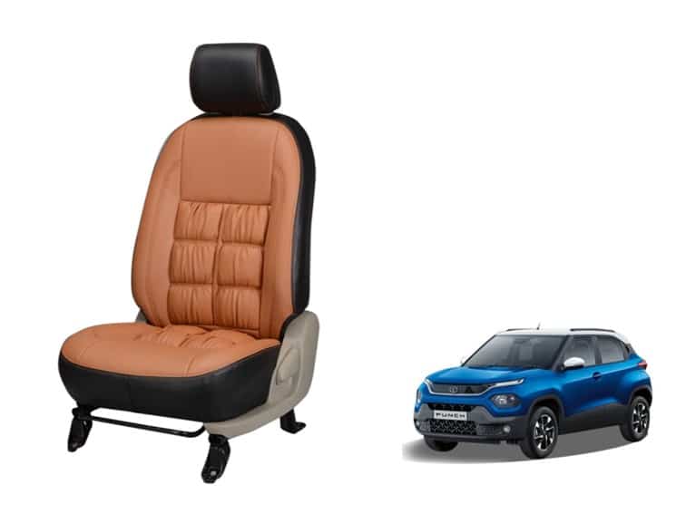 Tata Punch Comfort Series 3D Custom Stallion Leather Car Seat Covers