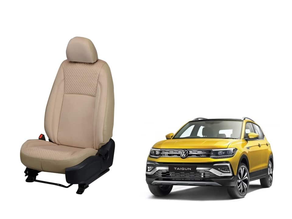 Volkwagen Taigun Velvet SERIES 3D CUSTOM ART LEATHER CAR SEAT COVERS