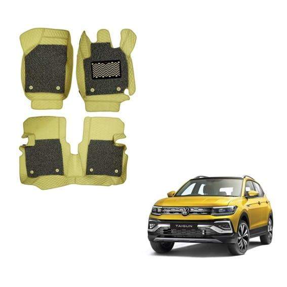 Volkswagen Taigun Premium 7D Mat Carpet - Beige Colour