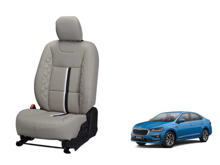 Skoda Slavia Trace Series 3D Custom Nappa Leather Car Seat Covers