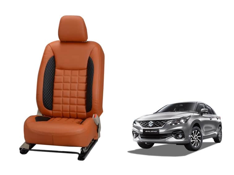 Maruti Suzuki New Baleno Prism Series 3D Custom Nappa Leather Car Seat Covers