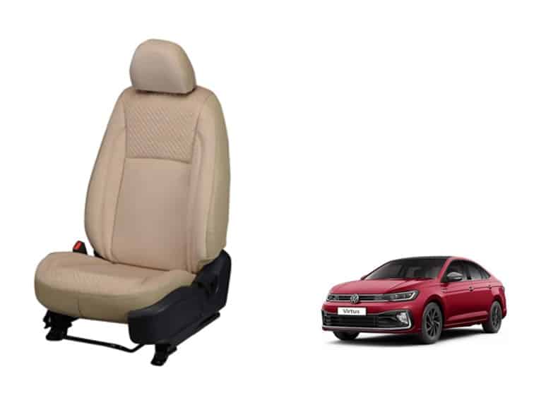 Volkswagen Virtus Velvet SERIES 3D CUSTOM ART LEATHER CAR SEAT COVERS