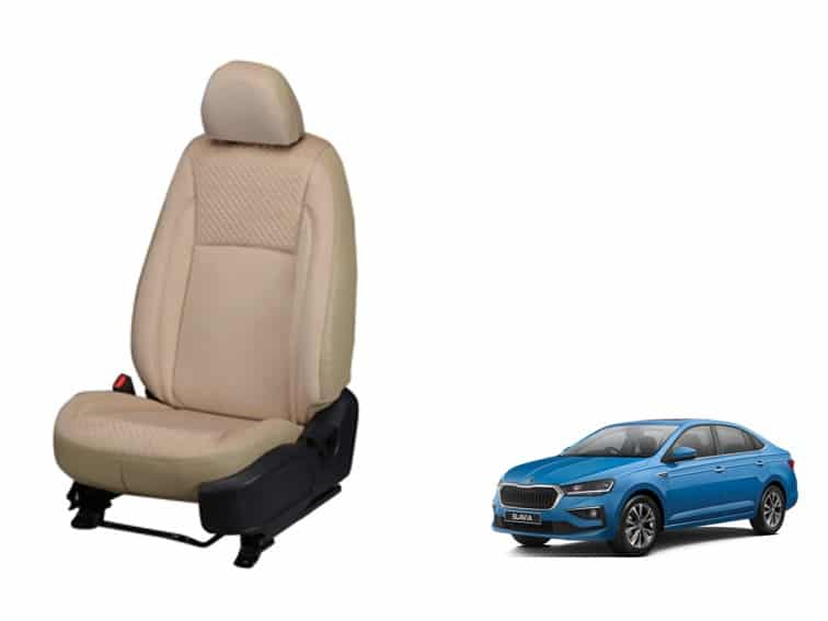 Skoda Slavia Velvet SERIES 3D CUSTOM ART LEATHER CAR SEAT COVERS