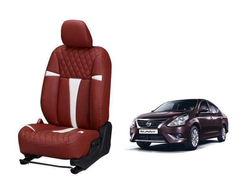 Nissan Sunny model Racing series 3D Custom art leather car seat covers
