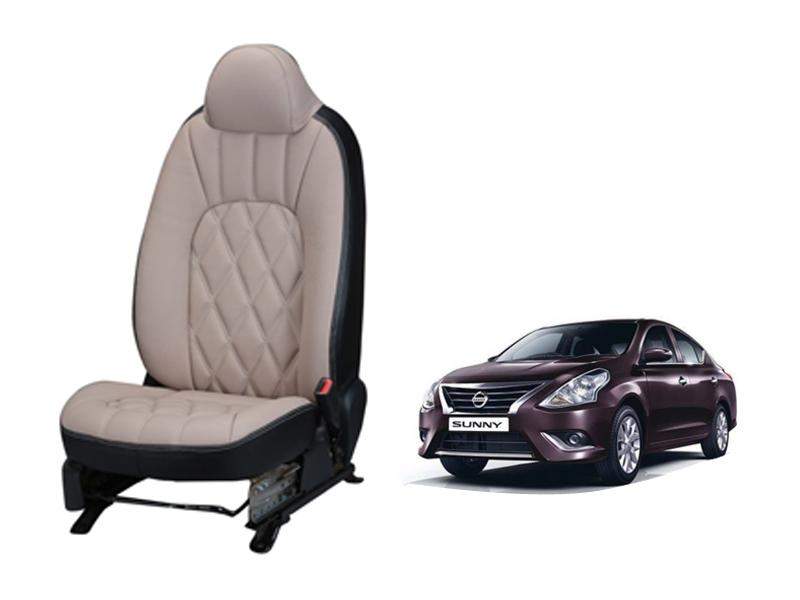 Nissan Sunny Threading SERIES 3D CUSTOM ART LEATHER CAR SEAT COVERS