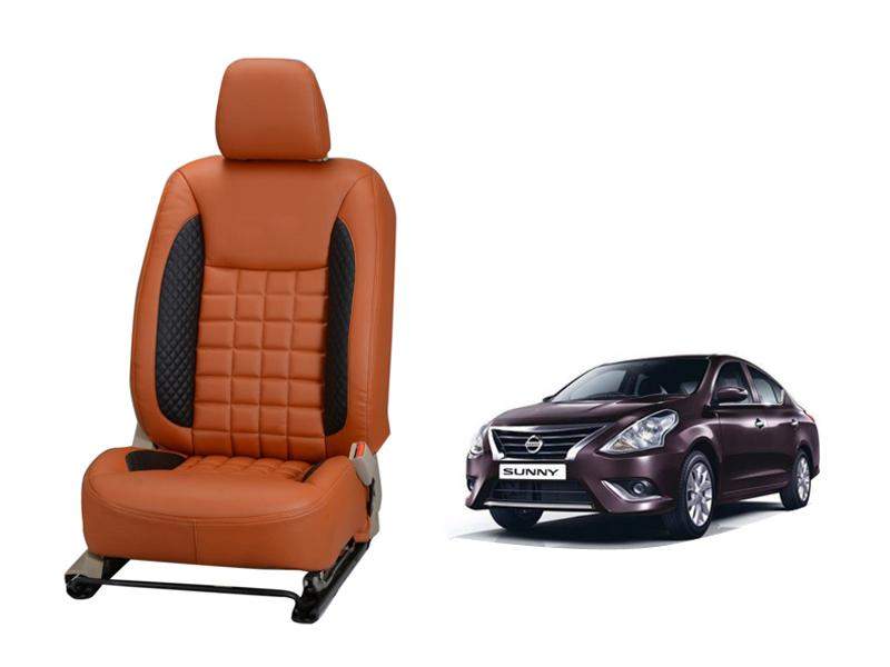 Nissan Sunny Prism Series 3D Custom Nappa Leather Car Seat Covers