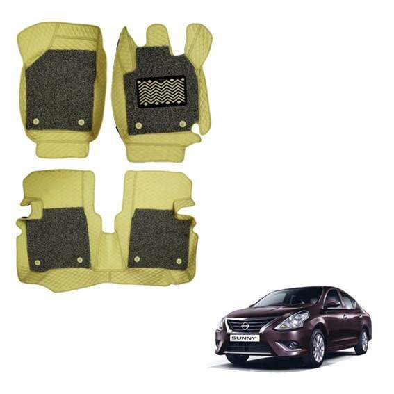 Nissan Sunny Illustrious 7D Mats - Beige Colour