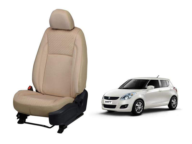 Maruti Suzuki Swift(2012-17) Velvet SERIES 3D CUSTOM ART LEATHER CAR SEAT COVERS